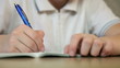 Child's hand writing