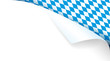 Bayern Kante mit Papierecke