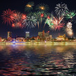Feuerwerk über Hamburg
