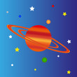 Saturn in space