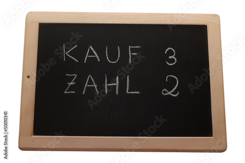 Photo: Kauf drei, zahl zwei Kauf drei, zahl zwei