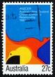 Postage stamp Australia 1983 Abstract Painting