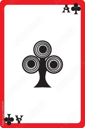 Illustration: ace of clubs ace of clubs