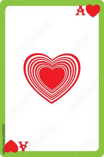 Illustration: ace of hearts ace of hearts