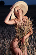 Photo: woman in the wheat field woman in the wheat field