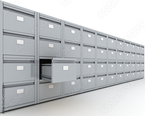 Illustration: filing cabinet filing cabinet