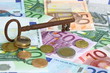 Foto: euroscheine-schlüssel euroscheine-schlüssel