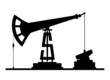 Oil pump silhouette with dollar symbol instead of tower