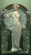 Illustration: Victorian Beauty in White Victorian Beauty in White