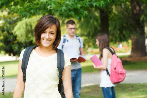 Photo: Young beautiful student portrait Young beautiful student portrait