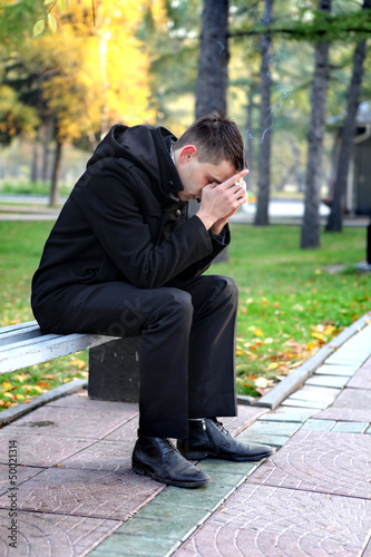 Photo: Sad Young Man Sad Young Man