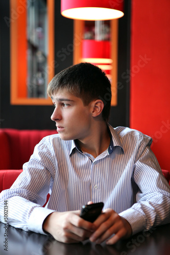 Photo: Pensive Young Man Pensive Young Man