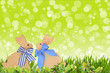 Osterhasen Bokeh Hintergrund