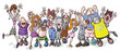 Funny party people.