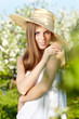 Spring woman portrait