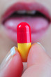 taking a pill