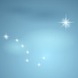 Constellation "the Great Bear" and Polaris.