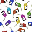 Vektor: petrol pump seamless pattern petrol pump seamless pattern