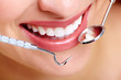 Beautiful woman smile.