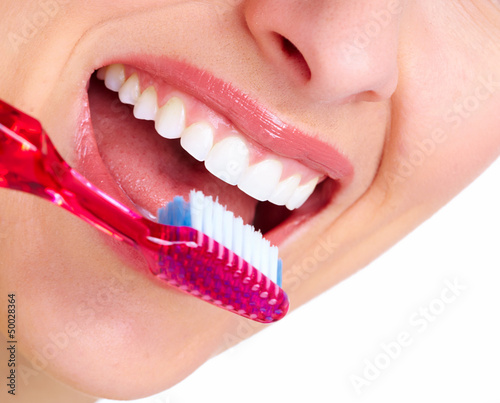 Photo: Beautiful woman smile. Beautiful woman smile.