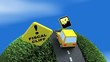 US fiscal cliff concept animation.