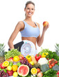 Healthy woman.