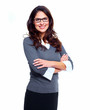 Happy Business woman.