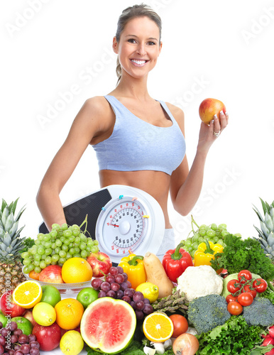 Photo: Healthy woman. Healthy woman.