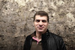 Man in winery