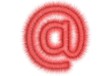 Symbol "a" from wool