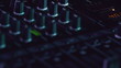 DJ using his mixer table