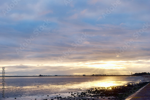 Photo: Sunset at Roosebeck, Morecambe Bay. Sunset at Roosebeck, Morecambe Bay.