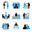 Vector: Business People Icons. Vector Set Business People Icons. Vector Set