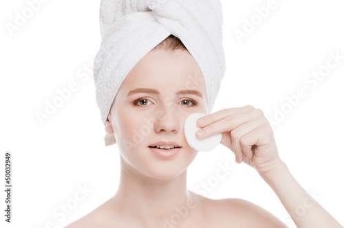 Photo: Young woman with perfect health skin of face Young woman with perfect health skin of face