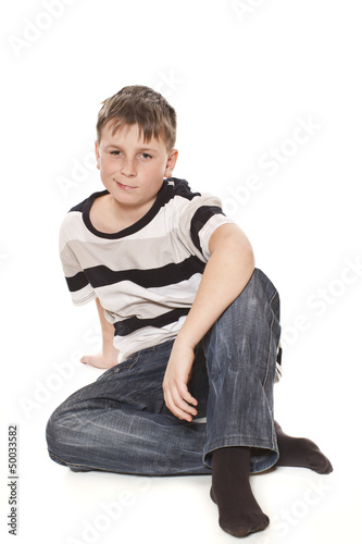Photo: Teen T-shirt and jeans Teen T-shirt and jeans