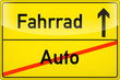 Auto ade! Fahrrad hallo