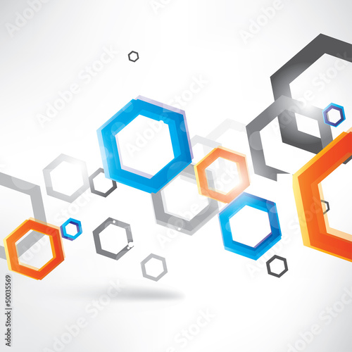 Illustration: abstract background with colored elements abstract background with colored elements