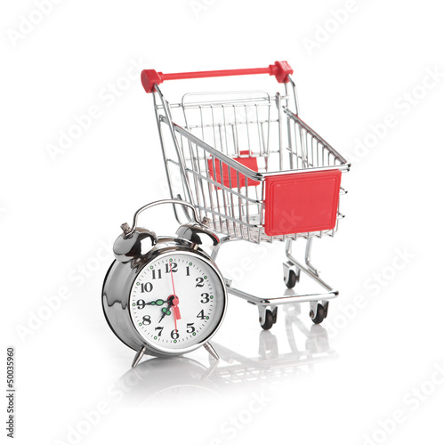 Photo: Buying time concept with clock Buying time concept with clock