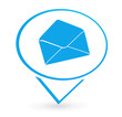 message sur signet bleu