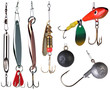 Fishing baits.