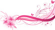 Plumeria pink florals design
