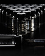 Vials of medications.