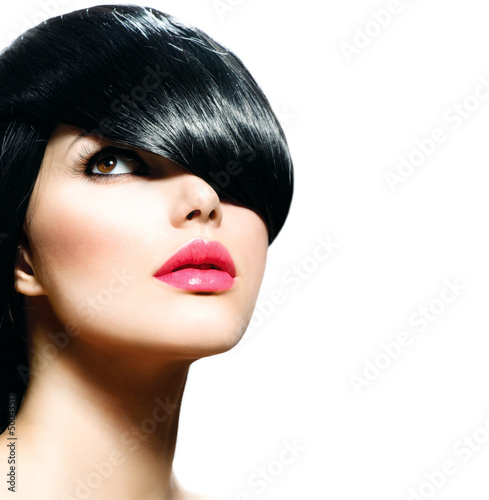 Photo: Beauty Stylish Girl isolated on White Background Beauty Stylish Girl isolated on White Background