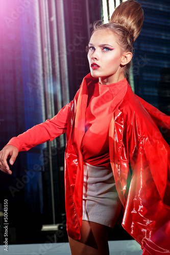 Photo: lady in red lady in red