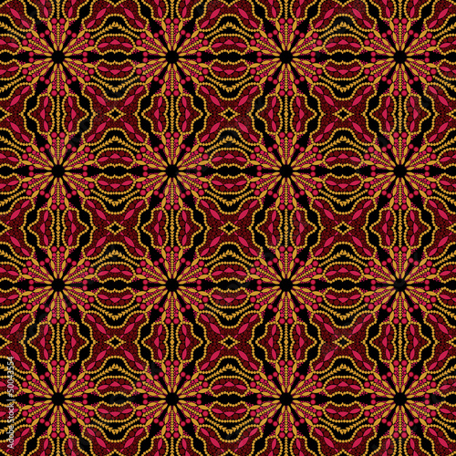 Vector: Seamless Abstract Mandala Pattern. Seamless Abstract Mandala Pattern.