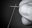 Photo: Thread the needle. Thread the needle.