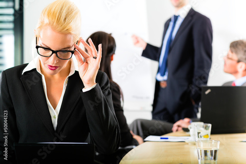 Photo: Business - businesspeople have team meeting Business - businesspeople have team meeting