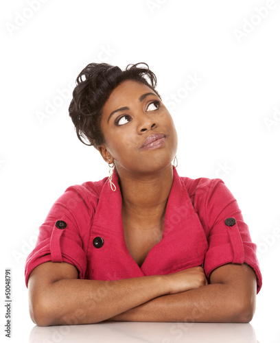 Photo: woman in red woman in red