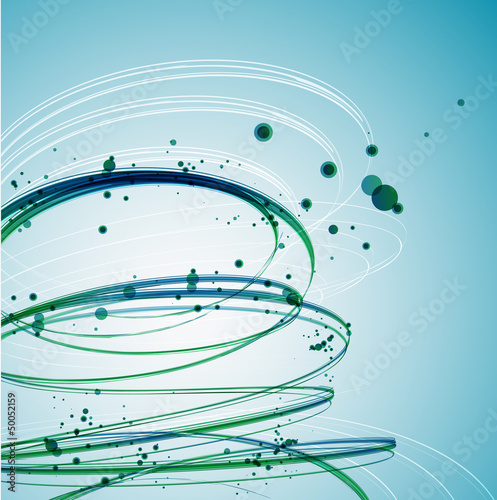 Vector: Abstract Green Wave background. Vector Abstract Green Wave background. Vector