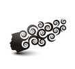 creative human brain vector